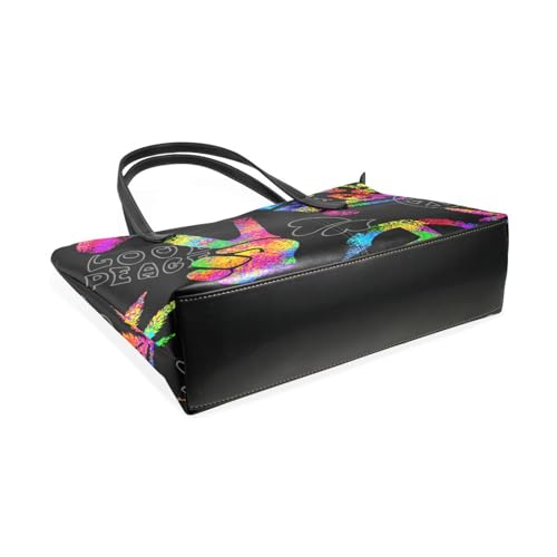 Image of Top Handle Bag for Women Vegan Leather Lady Purse Shoulder Bag