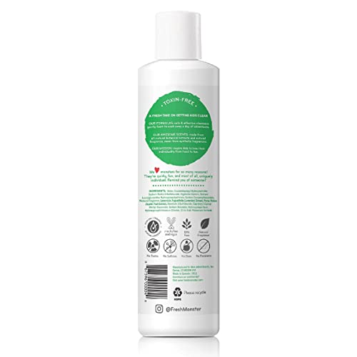 Image of Fresh Monster 2-in-1 Kids Shampoo & Body Wash, Ocean Splash - 8.5oz, Toxin-Free, Hypoallergenic, Natural & PETA Certified Cruelty-Free, Unisex