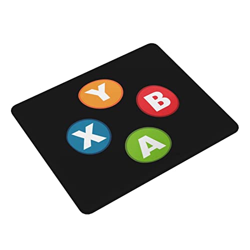 Video Game Controller Round For Gamer Throw Mouse Pad Office And Gaming Mousepad For Laptop, Computer And Pc #TOP1