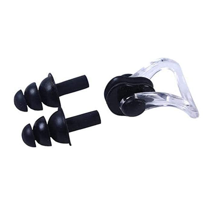 Aru_Swimming Earplugs & Noseclip Set Randam Color Will be Sent 1
