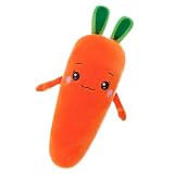 Hemobllo Almohada Peluche Zanahoria y Grande Cojín para Abrazar Regalo Decoración Habitación