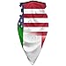 American Flag and Italian Flag Windproof Sports Face Mask Suitable for Motorcycle Mask Balaclava Outdoor Riding Scarf
