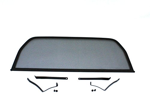 Deflector de viento para Alfa Spider 105 115 descapotable negro de 1964 a 1994
