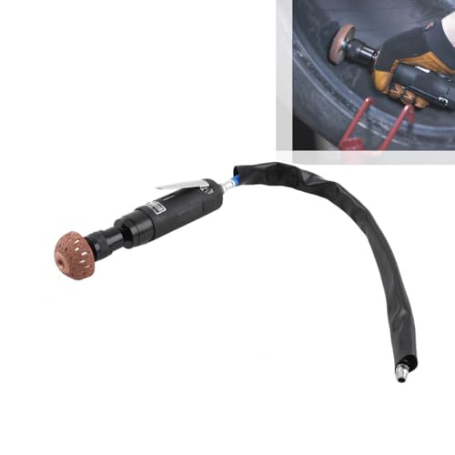 EODSAD 2500rpm Low Speed Pneumatic Tire Buffing Wheel Repair Grinding Head Polishing Machine Tyre Repair Grinder Tool for Car Truck Tire Polisher
