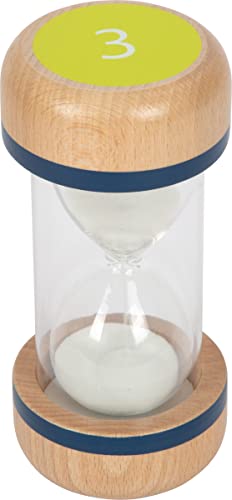 Small Foot XL Hourglass Set Educate made of beechwood, set of 4 learning toys for kids aged 3+ years, 12386 - Image 4