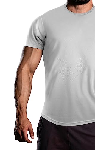 MKR Quick Drying Breathable Cooling Short Sleeve Sports T-Shirt with UPF40+ Sun UV Protection