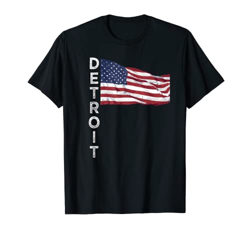 Photo de DETROIT Michigan Motown Motorcity Cadeau pour papa, maman, famille T-Shirt
