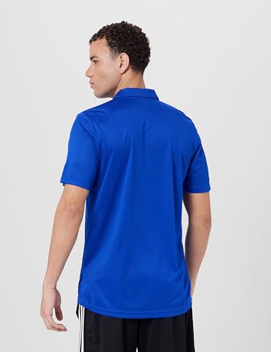 Image of adidas Men's Polyester Geometric Regular Fit Polo Shirt
