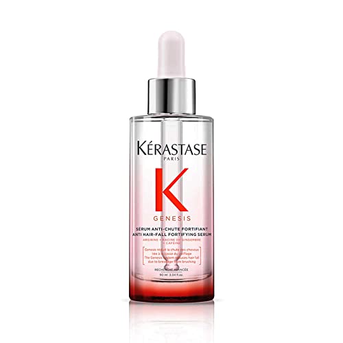 Kérastase, Genesis, Sérum Anti-Chute à l'Aminexil, Soin Sans Rinçage, Pour Cheveux Fins & Fragiles, Sérum Anti-Chute Fortifiant, 90 ml