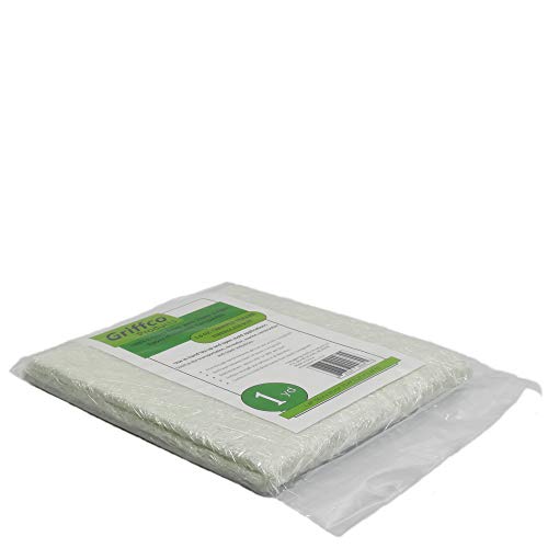 1 Oz. Fiberglass Chopped Strand Mat - 1 Square Yard (26" X 50") For Hand Layup, Vacuum Bagging Or Molding Composites With Epoxy, Polyester Or Vinyl Ester Resins #TOP2