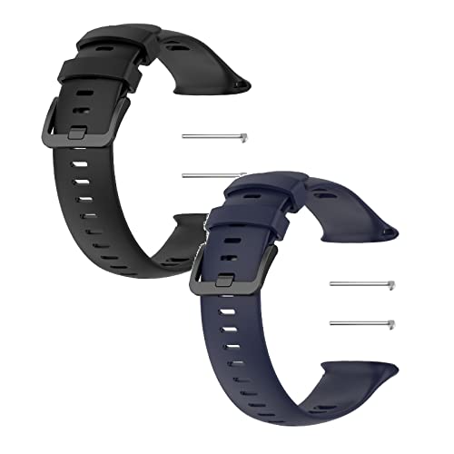 2 pulseras compatibles con Polar Vantage V2 pulseras deportivas impermeables de repuesto de silicona para reloj inteligente Polar Vantage V2
