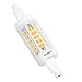 Kakanuo R7s LED Bulb 78mm 5 Watts Warm White 3000K Equivalent to 60W J Type Double Ended Tungsten Halogen AC 100-265V R7s Base LED Light Not Dimmable