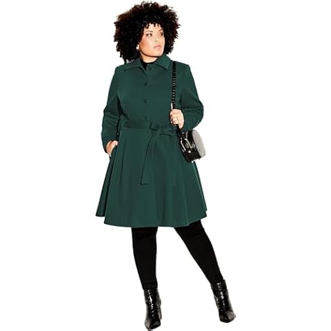 City Chic Plus Size Blushing Belle Coat Cover