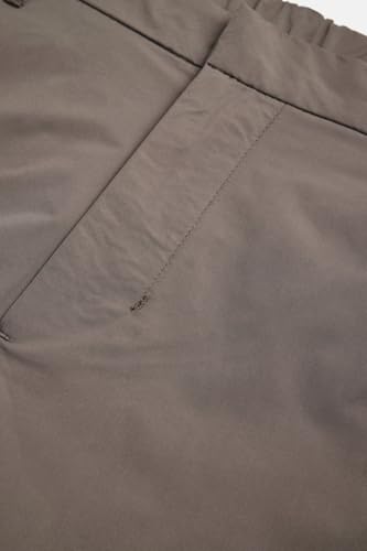Image of SNITCH Men Trousers Casual Wear | Regular Fit Mid Rise Straight Leg Solid Pattern | Durable Polyester & Plain Weave Fabric for Daily Use & Office Outings