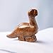 YGLINE Gemstone Dinosaur Carving,Crystal Animal Figurine,Reiki Healing Stone Statue (Mookaite)