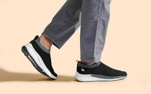 Image of Neeman's Grip Fit Slip Ons for Men | Casual Shoes for Men | Lightweight & Comfortable | Trendy Stylish EVA Sole Shoes | Flexible, Breathable Walking Shoes for Men