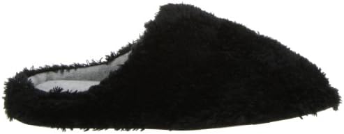 Dearfoams Women's Fluffy Terry Clog,Black,Small/5-6 M US | Image 5