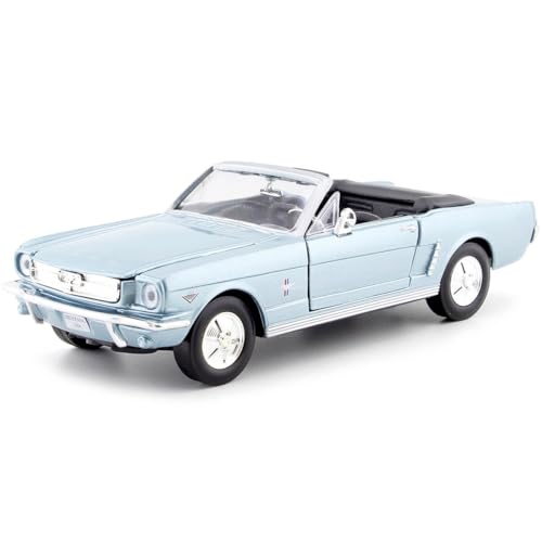 Motormax 1:24 Ford Mustang Convertible azul claro