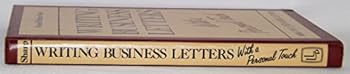 Paperback Writing business letters with a personal touch Book
