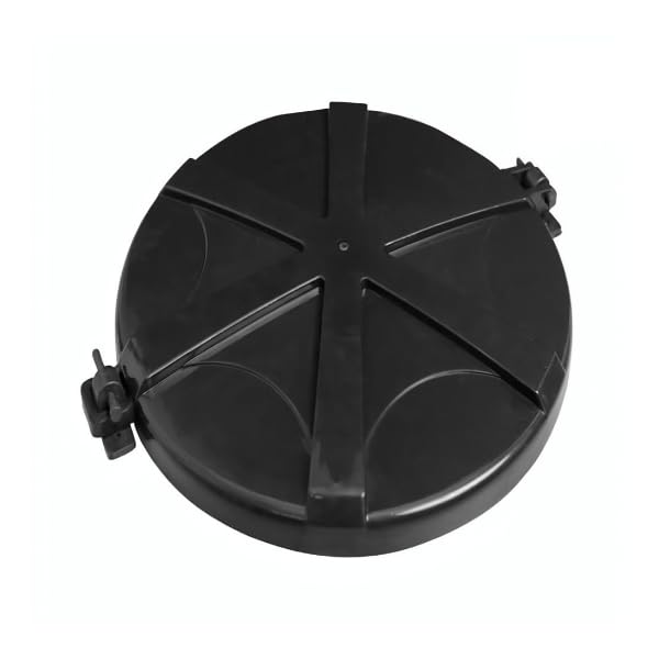 Water Tank Cap (BLACK-500L) Unbreakable Plastic Lid for 500L Tank, UV-Stabilised, White-image-23