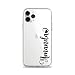 Clear Phone Case with Personalized Name for iPhone 11 Pro Max Xs Xr X 10s 10r 10 8 Plus 7 6s 6 Se 5s 5 Slim Flexible Transparent Tpu Rubber