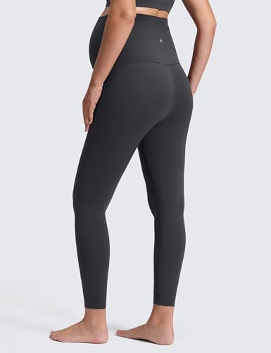 Image of CRZ YOGA Maternity Leggings 25 inch | Butterluxe, Extremely Soft, Gentle Compression, Yoga, Super High Rise, U-shaped Belly, Pregnancy and Postpartum