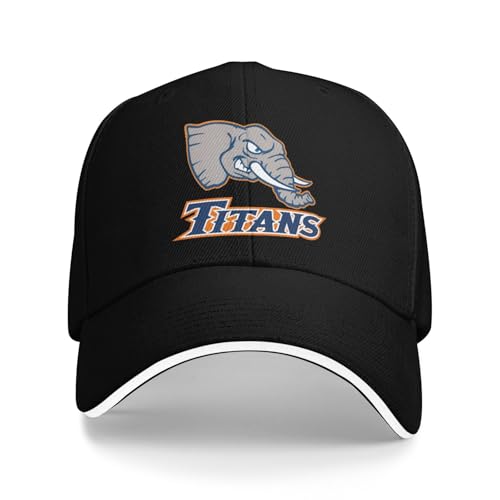 Cal State Fullerton Titans Breathable Unisex Snapback-Structured Sandwich Cap for All-Day Wear Black