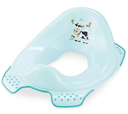 OKT Kids Variations Happy Hippo & Funny Farm Asiento de entrenamiento para inodoro y taburete