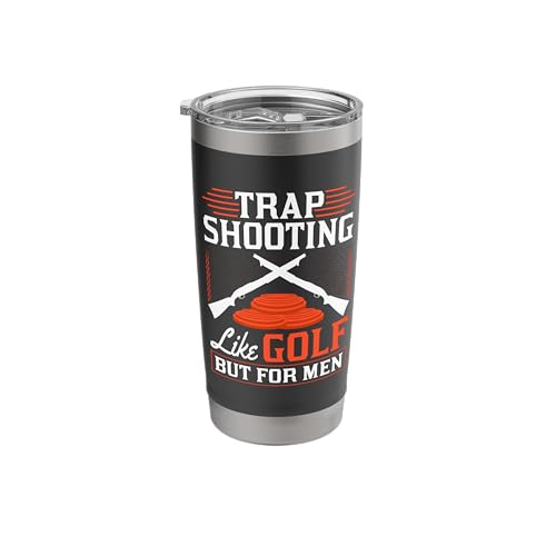 Clay Pigeons Shooting, Skeet Clay Shooting Stainless Steel Insulated Tumbler