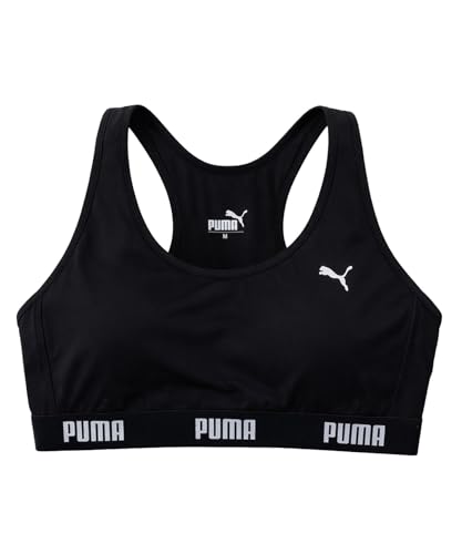 PUMA プーマ ロゴ 無地 アンダーウェア スポーツブラ ハーフトップ d3plh210（Amazon）