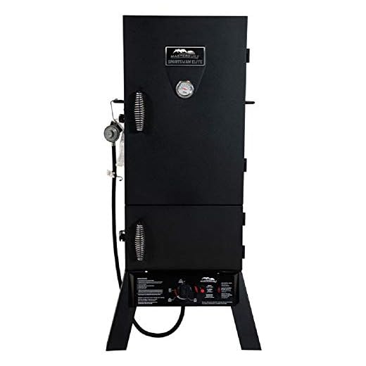 Masterbuilt Sportsman Elite 30 in. 1 burners Propane Smoker Black 15400 BTU