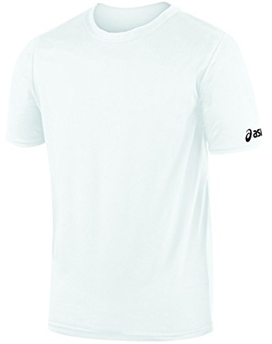 ASICS Men's Circuit-7 Warm Up Running Shirt,White,X-Large