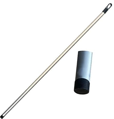 Best House Metal Mop Stick, Broom Handle Replacement, Broom Handle Screw End - 1.2 Metres x 2.2 cm (2 PCS)