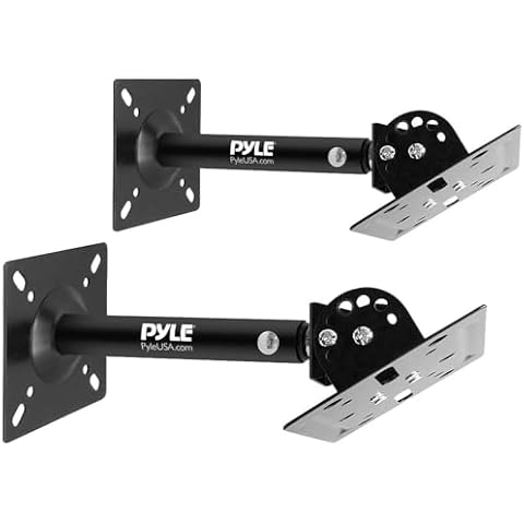 Pyle Speaker Mounts with Adjustable Tilt Arm Cover