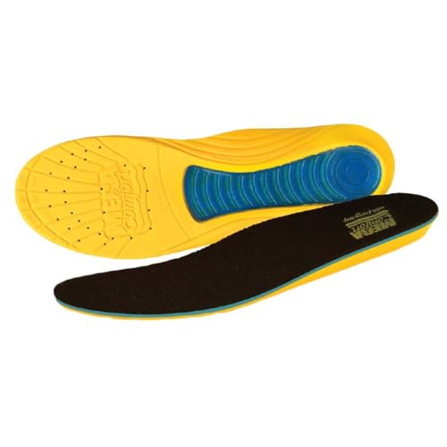 MEGAComfort MS-M1011/W1213 Gel Enhanced Dual Layer Memory Foam Insole (1 Pair)