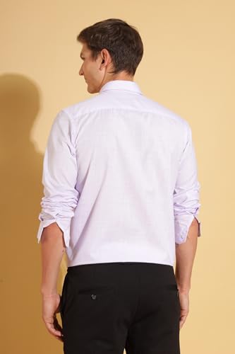 Image of Fyltr Men's Regular Fit Shirt - Full Sleeve | Functional Pocket | Button Down Collar | Formal Shirts for Men