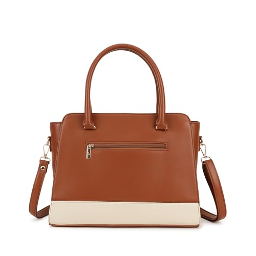 Image of Fastrack Satchelplay Handbag| Faux-Leather Women's Bag | Structured Bag with Top Handles & Adjustable Strap | Office, College & Casual Daily Use