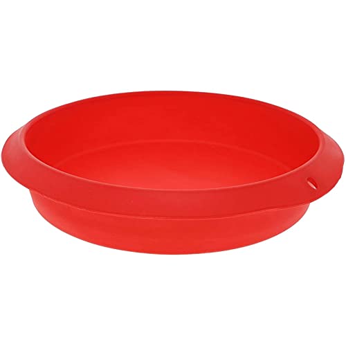 Juvale 4-Piece Red Silicone Bakeware Set With Square Brownie Pan, Bread Loaf, Round Cake And Pie Pans, Easy To Clean And Multipurpose, Baking Essentials Kit (Nonstick) #TOP6