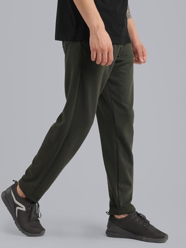 Image of Rupa Bumchums Men's Relaxed Fit Cotton Loungers with Zippered Pockets and Flat Drawstring