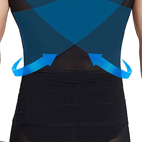 Camisa de compresión para hombres con ganchos regulables 7