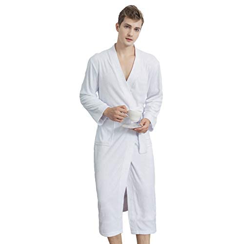 Albornoz de baño para mujer estilo kimono con acabados premium