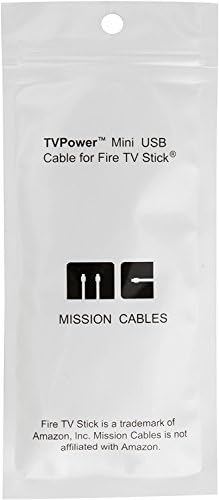 Mini USB Cable for Powering Fire TV Stick [NOT Compatible with New FIRE TV Stick]
