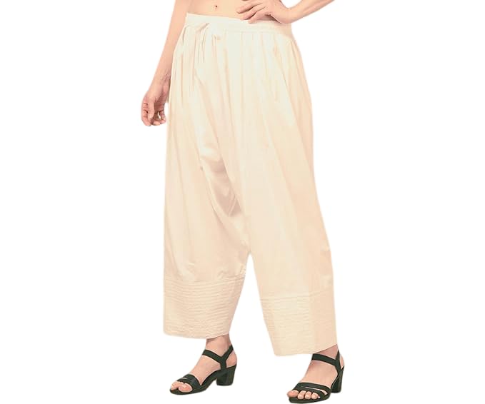Women's Farshi Salwar, Wide Leg Loose Fit Salwar Trouser | Casual Summer Cotton Farshi Salwar for Women | Comfortable Fit, Traditional Indian Bottomwear-picture-26
