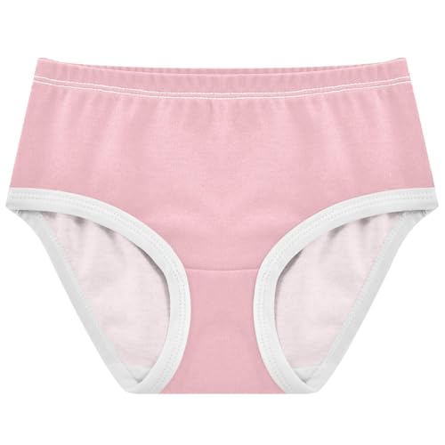Joisal Toddler Girls Underwear 2t Cotton Cute Panties Girl Fun Briefs Kids Undies Light Pink