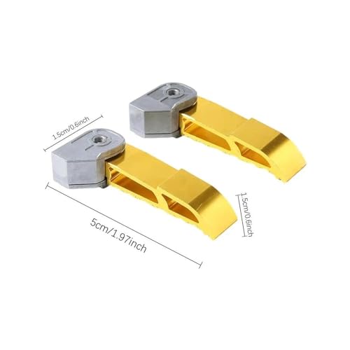 Chevilles repose-pieds en alliage d'aluminium durable - 4