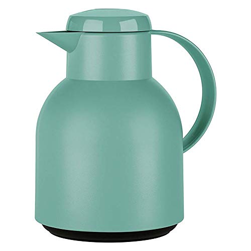 Emsa Samba Flask 1 Litre Plastic, Powder Free, Green