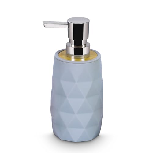 Image of Freelance Portofino ABS Bathroom Accessories Set of 4, Cappuccino - Liquid Handwash Soap Dispenser, Brush /Toothbrush Holder, Tumbler, Dish - Plastic Bathroom Set for Wash Basin - Stronger than Ceramic
