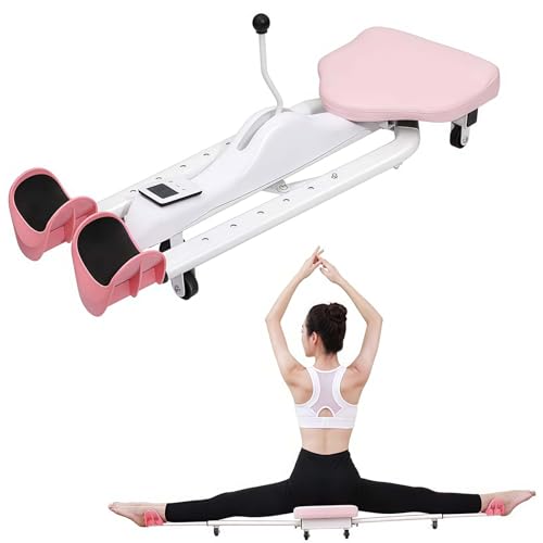 Máquina de entrenamiento de piernas divididas con temporizador, máquina de estiramiento de piernas divididas, equipo de extensión de flexibilidad de trabajo de extensión de piernas versátil