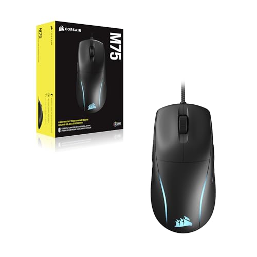 Corsair M75 Wired RGB Lightweight FPS Gaming Mouse – Black - image 8