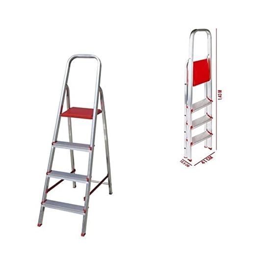 Escada 4 Degraus Alumínio 120kg Botafogo